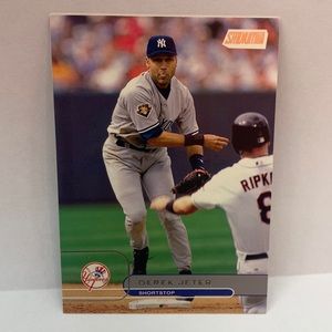2001 Stadium Club Derek Jeter Yankees #2 (016)